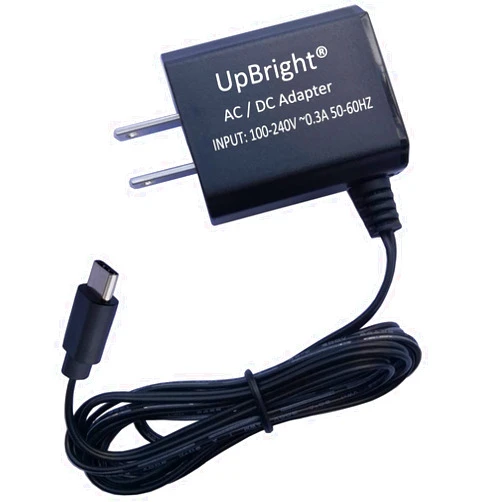 UpBright 5V USB-C AC/DC Adapter Compatible with RAEMAO X6 Deep Tissue Electric Muscle Massager Percussion Massage Gun 5.0V 1A 2500mAh Li-ion Battery 5VDC Type C Power Supply Cord Cable Wall Charger