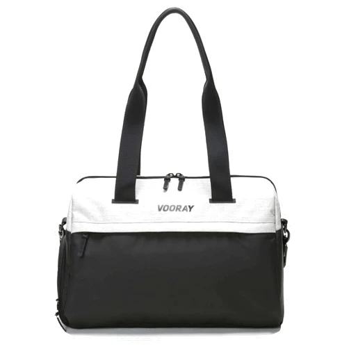 Vooray 25L Trainer Duffel Bag – Lightweight Travel Duffel for Women and Men with Shoe Pocket, Workout Bag, Weekender for Overnight, Football, Traveling, or Hospital Use