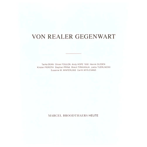 Marcel Broodthaers,Gregor Jansen,Vanessa Joan Müller,Elodie Evers Marcel Broodthaers Today: Of Real Presence