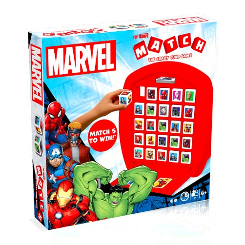 Top Trumps Match Game Marvel Heroes - Family Board Games for Kids and Adults - Matching Game and Memory Game - Fun Two Player Kids Games - Memories and Learning, Board Games for Kids 4 and up