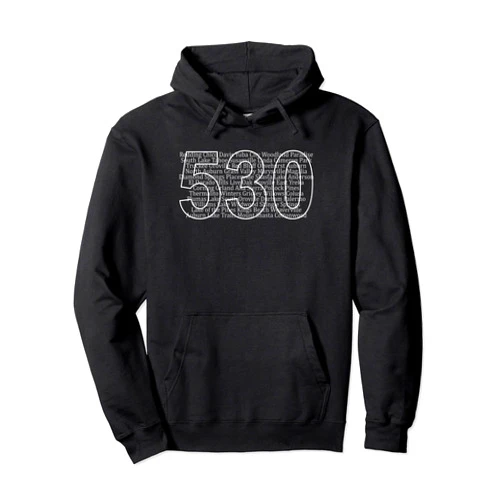 Often Imitated Never Duplicated - Area Code 530 Northeast California - Area Code 530 Pullover Hoodie