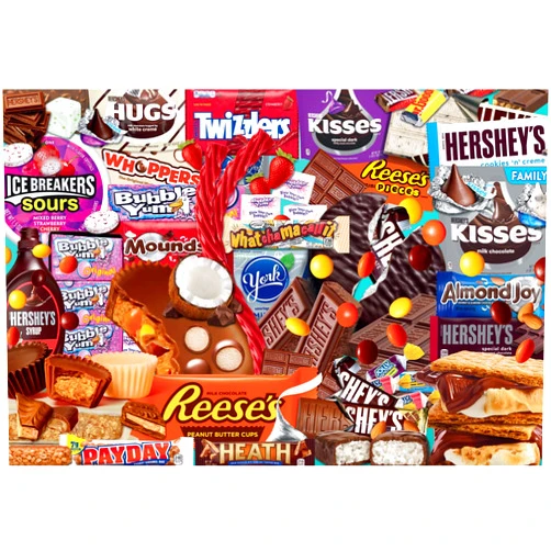 Buffalo Games - Hershey - Hershey Deluxe Collage - 2000 Piece Jigsaw Puzzle for Adults Challenging Puzzle Perfect for Game Nights - Finished Puzzle Size is 38.50 x 26.50