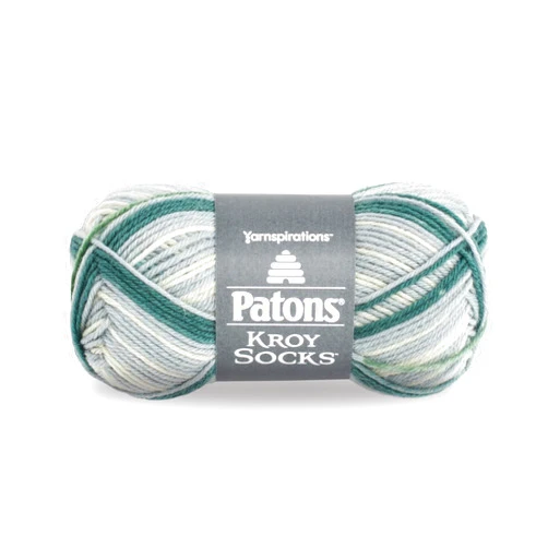 Patons Kroy Socks Yarn - (1) Gauge - 1.75 oz - Landscape Landscape - For Crochet, Knitting & Crafting
