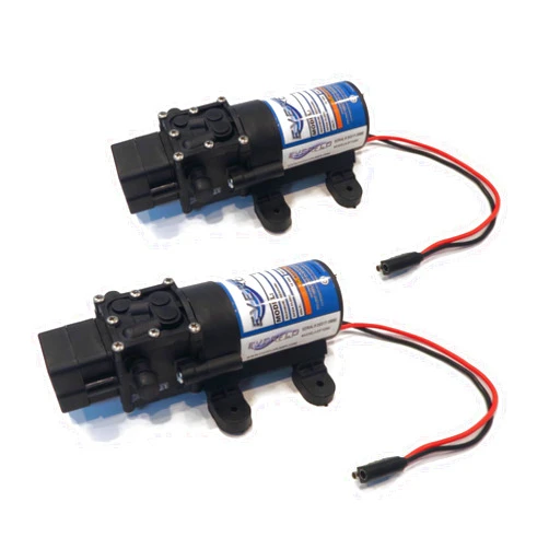 Everflo (Pack of 2) Diaphragm Water Pump 40 psi, 12 Volt, 1.0 GPM for Lawn Sprayers, Boats, RV's