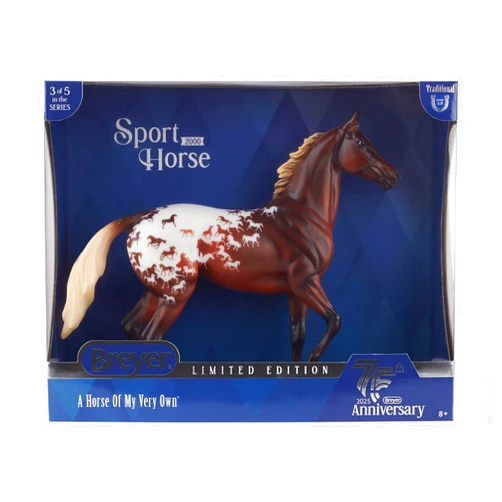Breyer Horses Traditional Series 75th Anniversary Sport Horse - Lonesome Glory | Horse Figurine | 11.5