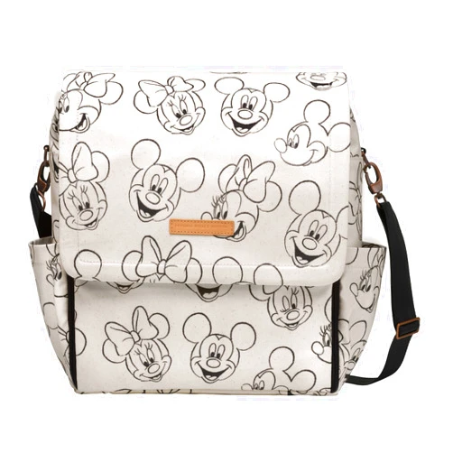 Petunia Pickle Bottom Boxy Backpack | Diaper Bag | Diaper Bag Backpack for Parents | Top-Selling Stylish Baby Bag | Sophisticated and Spacious Backpack for On The Go Moms | Sketchbook Mickey & Minnie