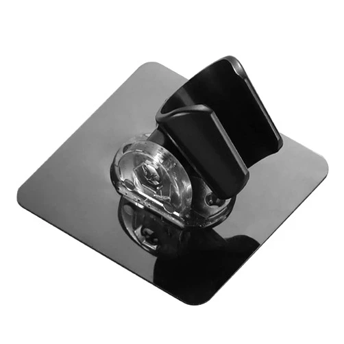 DEPILA LUKEO Adjustable Handheld Drill-Free Showerhead Rack Punch-Free Chrome Bathroom Wall Mount Bracket Shelf (Color : E, Size : 7.2 * 7.2 * 3CM)
