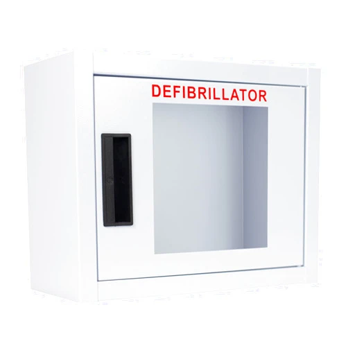 CUBIX SAFETY Standard, Nonalarmed AED Cabinet, Compact. Fits Many Defibrillators on The Market. Measures 11.63