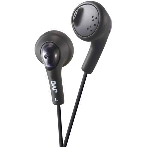 JVC HAF160B Gumy Ear Bud Headphone Black
