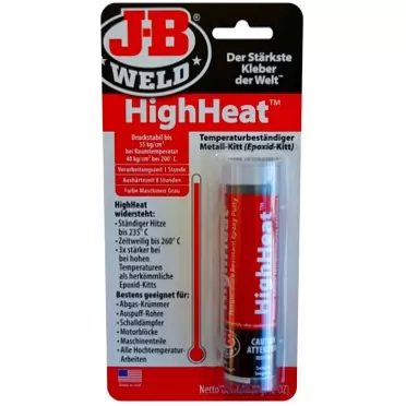JB Weld 8297 -DEU HighHeat Heat-Resistant Epoxy Metal Putty for All High Temperature Work
