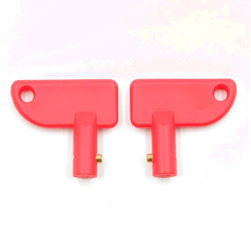 AutoE 2pcs Battery Cut Off Kill Isolator Switch Spare Keys Marine Auto Boat Truck (Mini)