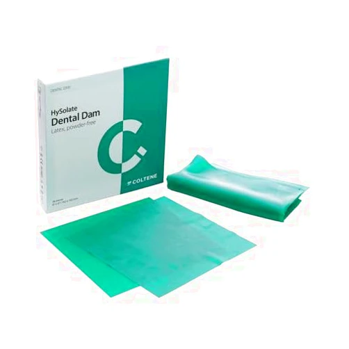 Coltene Whaledent 60034418 HySolate Latex Dental Dam Green Thin 152