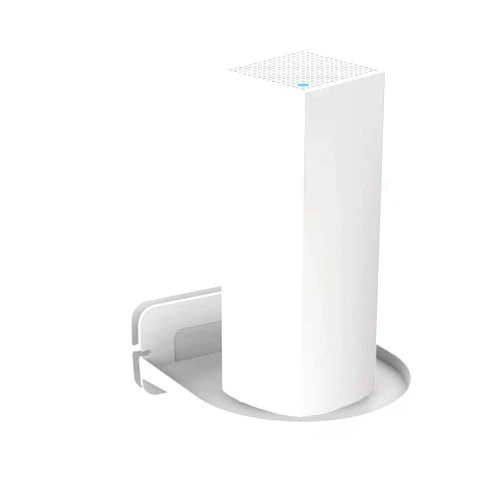 Generic Router Wall Mount Bracket Stand Holder for Home Mesh WiFi System Hanger Stand Support for Tenda Nova Linksys Velop TP-Link D-Link for Google Nest WiFi Router Stand (White)