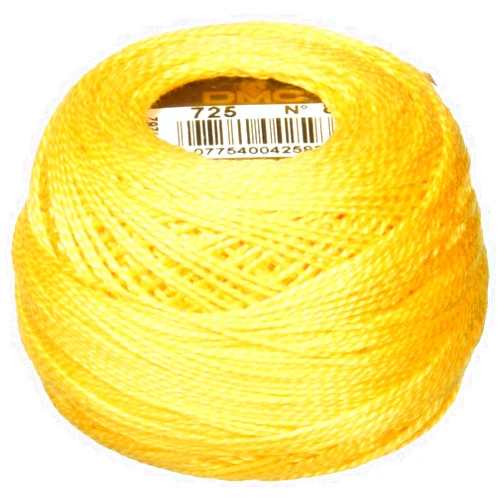 DMC 116 8-725 Pearl Cotton Thread Balls, Topaz, Size 8