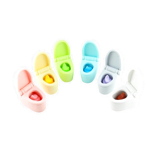 Iwako Japanese Erasers(Poop Eraser) Set 6 of - MIYABI Stationery Store Original Gift Package.