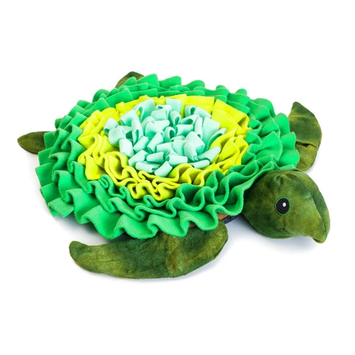 Remy + Arlo Turtle Snuffle Mat for Dogs (21”x18.50”x3.90”)-Snuffle Mat for Large Dogs-Dog Snuffle Mat for Dogs Small-Foraging Mat for Dogs-Sniff Mat for Dogs-Washable Non-Slip Dog Mental Stimulation Toys