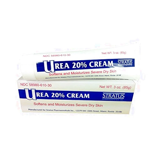 Stratus Pharmaceuticals Inc 20% Almond Scent Cream 3oz - Dry Skin Moisturizer for Eczema & Psoriasis