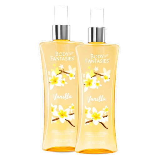 Body Fantasies Signature Fragrance Body Spray, Vanilla, 8 fl oz (Pack of 2)