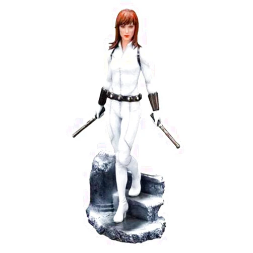 Kotobukiya Marvel Universe: Black Widow (White Costume Version) ArtFX Premier Statue, Multicolor