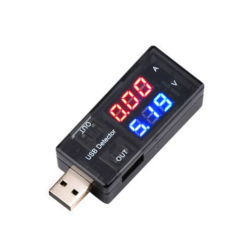diymore USB Tester USB Meter Tester Voltage Current Tester USB Battery Checker USB C Voltage Current Voltmeter Amp Volt Ammeter Detector USB Mobile Tester USB Cable Charger Detector LED Display