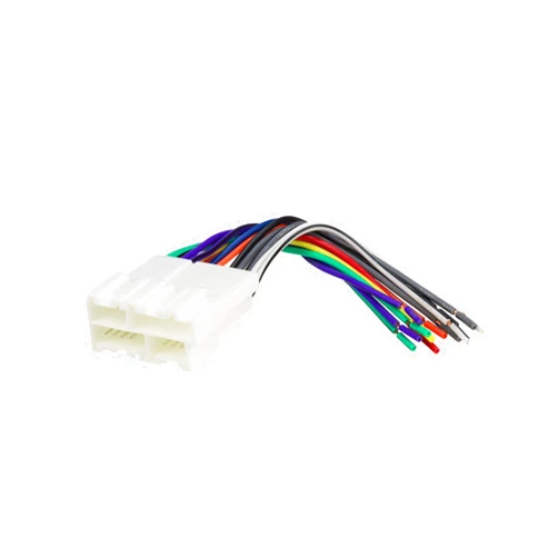 Scosche GM02B Compatible with Select 1986-05 GM Mini Power/Speaker Connector / Wire Harness for Aftermarket Stereo Installation with Color Coded Wires