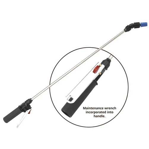 Jacto Backpack Sprayer Replacement Stainless Wand Assembly with Trigger Valve