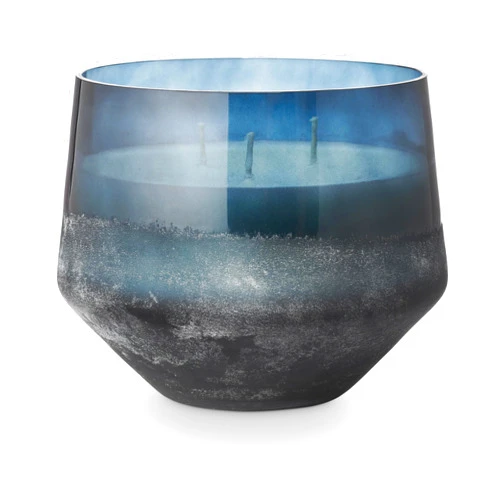 ILLUME Beautifully Done Hidden Lake Large Baltic Glass Candle