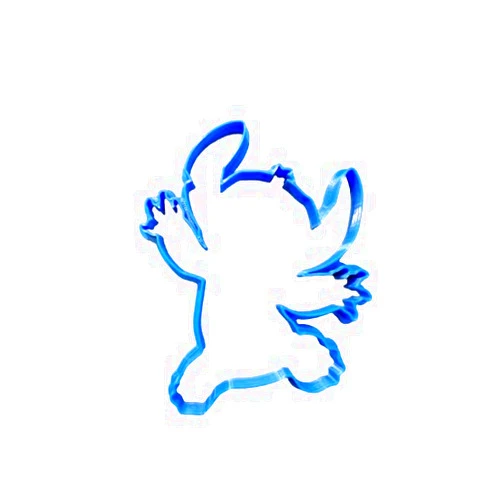 WELLSHEZZ FULL BODY COOKIE CUTTER INSPRED BY STITCH FULL BODY CARTOON CHARACTER LILO BEST FRIEND BLUE KOALA EXPERIMENT SPECIAL OCCASION COOKIE CUTTER BAKING TOOL 3D PRINTED