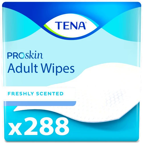 Tena Adult Wipes for Incontinence & Cleansing, ProSkin - 288 Count