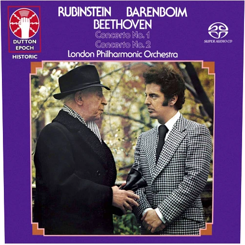 ARTUR RUBINSTEIN (Artist), LUDWIG VAN BEETHOVEN (Composer), DANIEL BARENBOIM (Conductor), LONDON PHILHARMONIC ORCHESTRA (Orchestra) & 1 more Format: Audio CD Daniel Barenboim/London Philharmonic Orchestra/Artur Rubinstein: Beethoven - Piano Concerto No. 1/Piano Concerto No. 2 [SACD Hybrid Multi-channel]