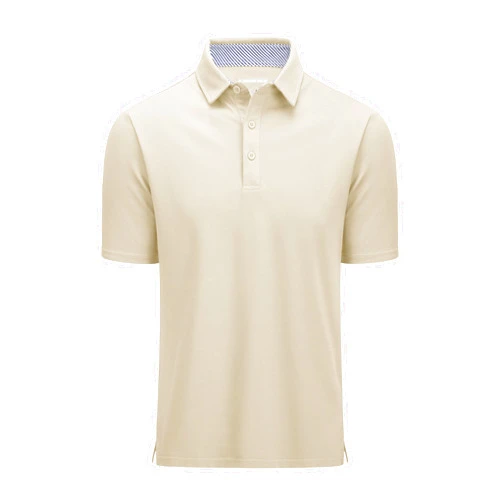 MAGCOMSEN Men's Polo Shirts Short Sleeve Cotton Pique 3 Button Classic Fit Casual T-Shirt Performance Golf Shirts