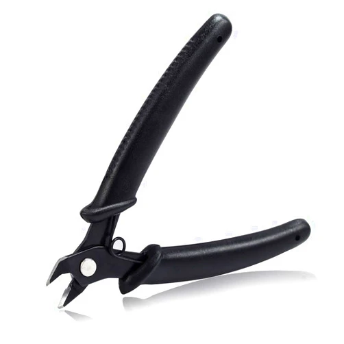 SPEEDWOX Electronic Cutters Cutting Pliers Flush Cut Wire Cutters Small Flush Cutter Pliers 5 Inches Diagonal Side Cutting Plier Mini Shear French Spring Precision Fine Pliers Jewelry Making Tool