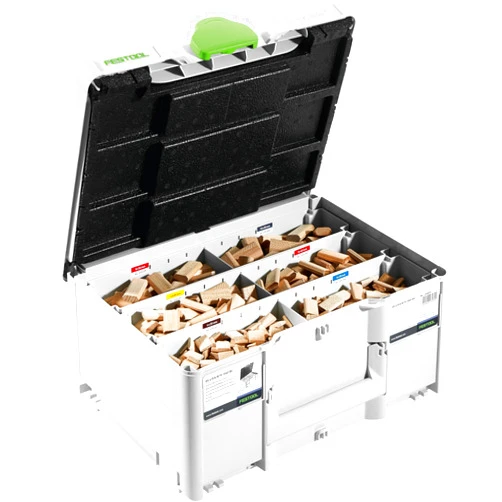 Festool 576794 Beech DOMINO Tenons Assortment Set DS 4/5/6/8/10 1060 BU