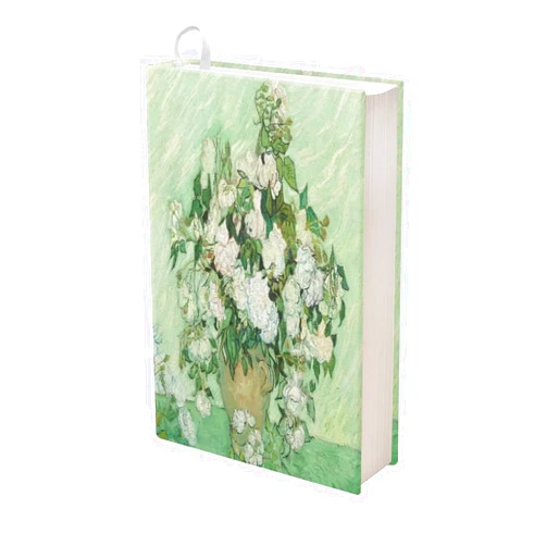 DISNIMO Vincent Van Gogh Flower Easy Apply Stretchable Book Cover 1 Pack Fits Most Hardcover Textbooks Up to 9