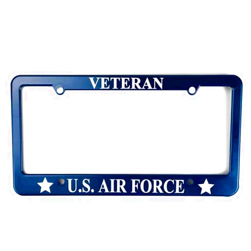 VetFriends.com US Air Force Veteran License Plate Frame Military Patriotic Products Gifts for Veterans VetFriends.com