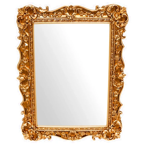 JANDERART Small Vintage Mirror 10x8 Inch, Antique Ornate Decorative Mirror for Desk & Wall, Vanity Mirror for Makeup Wall Decor, Gold