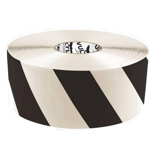 Scapa Vulture Floor Tape Floor Marking Tape, Striped Hazard, Continuous Roll, 4