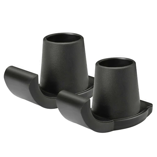 Generic Walker SKi-Glides for 1 1/8 inch Tube, Universal Fit Walker Feet Glides, Heavy Duty Coaster Skis for Folding Walkers, Walker Accessories, One Pair, Black