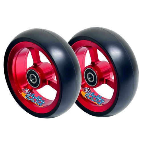 Wheelchairparts.Net Set of Wheelchair Casters Wheels in 4