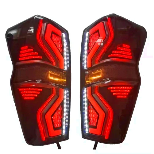 VVEDIK Exterior Auto Rear Tail Lamps Fit for Isuzu Dmax D-Max 2021 2022 2023 Pickup Led Lights,A Pair