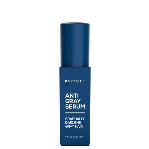 Particle Anti-Gray Serum for Men – Gradually Reduces Gray Hair on Head & Beard Without Dye – Natural Gray Reduction with Silverfree™, Vitamin A, Melitane & Allantoin – Peroxide & Ammonia Free