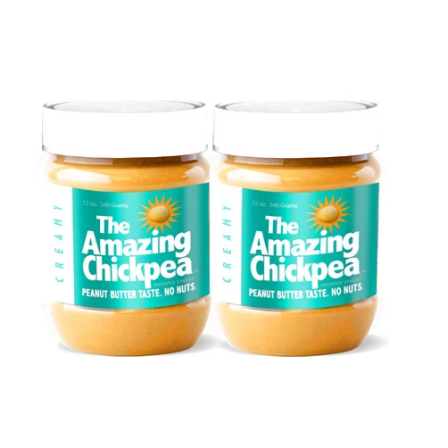 The Amazing Chickpea Chickpea Butter Spread - Creamy (12 Oz 2 Pack Combo)