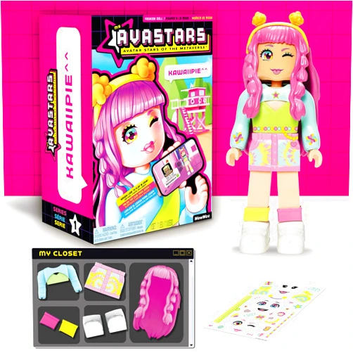 My Avastars KawaiiPie^^ – Fashion Doll with Extra Outfit – Personalize 100+ Looks – Redeem Virtual Items in Online Game