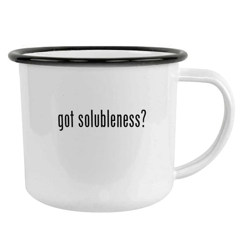 Molandra Products got solubleness? - 12oz Camping Mug Stainless Steel, Black