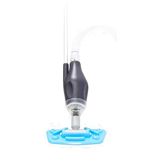 Kokido Skooba Max Handheld Automatic Vacuum Cleaner Tool for Above Ground Swimming Pools with Wide Nozzle and Smooth Gliding Wheels