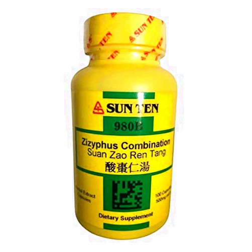 Sun Ten by Baicao Sun Ten - Zizyphus Combination Capsules, Suan Zao Ren Tang, 100 Capsules