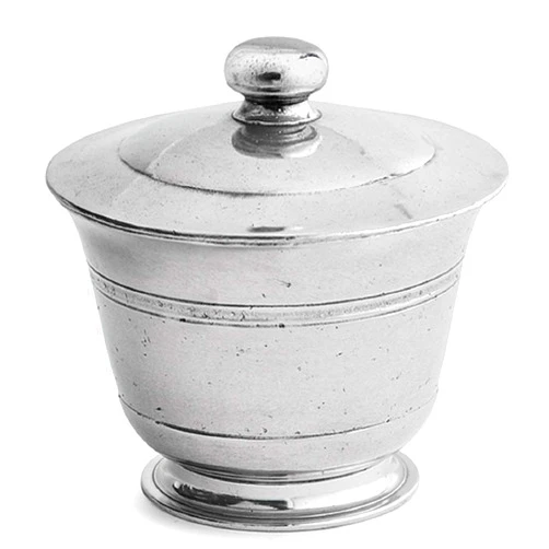 Arte Italica Roma Tall 5.25 Inch Canister, Pewter