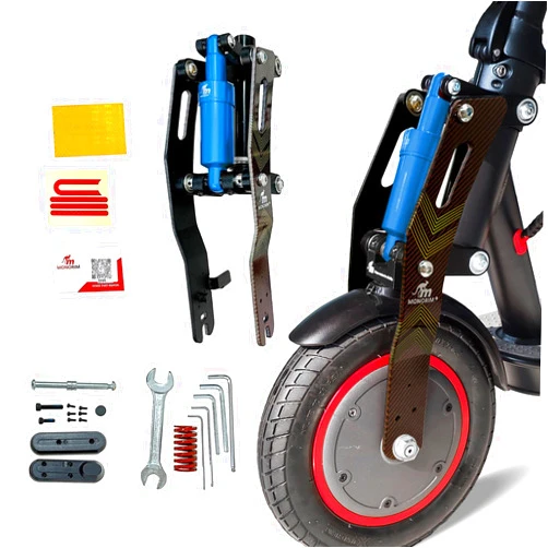 Monorim MX0 V5.0 Front Suspension Kit Compatible with Segway Ninebot Max G30 D/E/P/DII/LEII/LD/LE/LP Electric Scooter,Made of High-Grade Aluminium and Steel-Replacement Parts Accessories