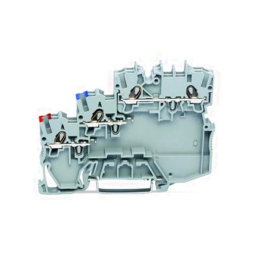 Vanky Industry 5pcs WAGO 2000-5311 3-Conductor Sensor Terminal Block 7 mm Wide Gray ​New