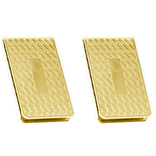 Stephanie Imports Set of 2 Chrome-Plated Stainless Steel Boxed Money Clip